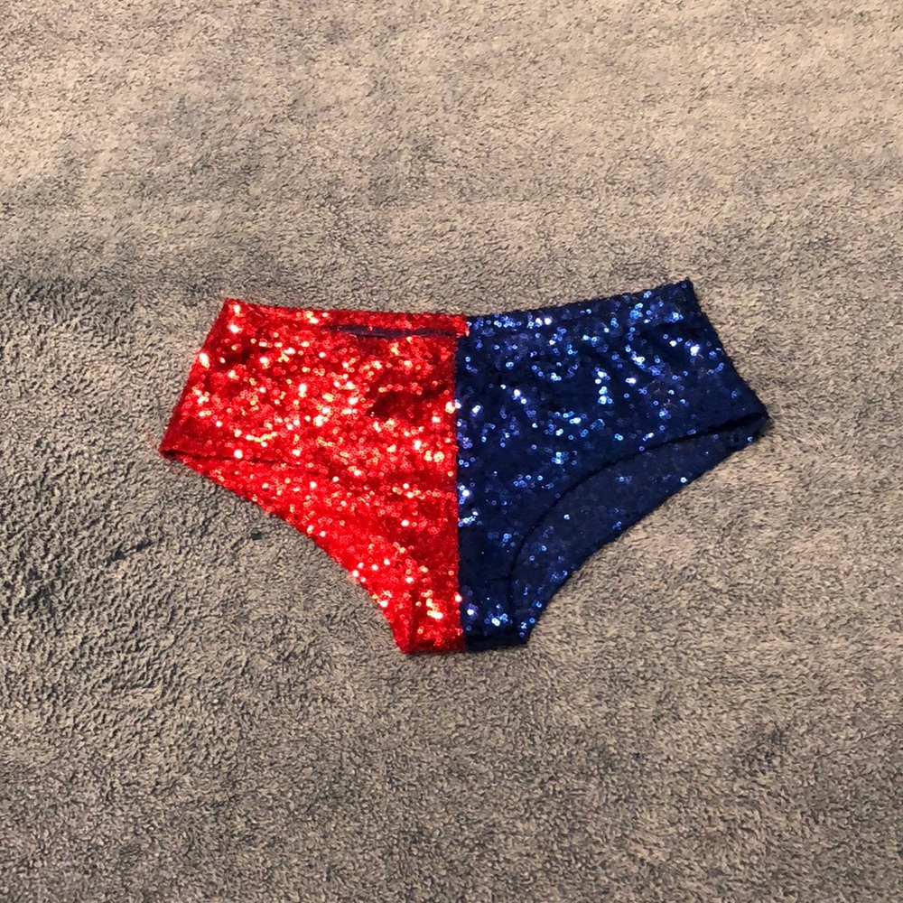 Harley Quinn sequin shorts. Only worn once
